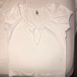 Me to We: White Keyhole Shirt (Pacsun)